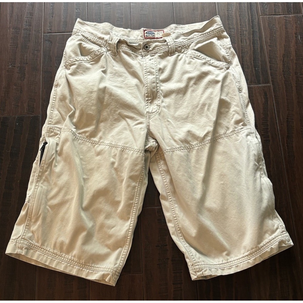 Old Navy Shorts Mens 36 Khaki Below the Knee Vintage Y2K Skater Streetwear